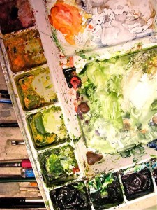 Gary uses only quality, lightfast pigments and fine, archival, Arches watercolor paper.