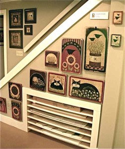 Come see the new cat, fruit, crows and sunflower paintings from featured artist - Lisa Hilliker.