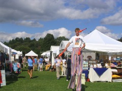 A festive time at the Mad River Valley Craft Fair.